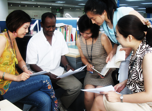 Interne Sitzung der arabischen Abteilung (Foto vom 15. August 2007)